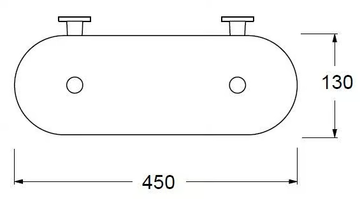 ARTE - Glass bathroom wall shelf by GUGLIELMI RUBINETTERIE - view 3